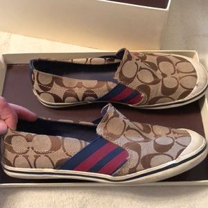 Coach slide on sneakers